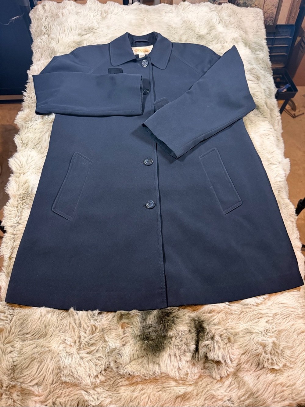 Talbots Petite Women’s Size 4 Navy Blue Coat